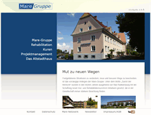 Tablet Screenshot of maregruppe.at